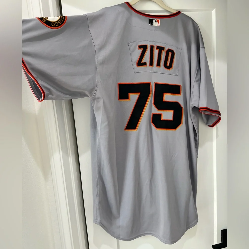 Majestic Gray San Francisco Jersey - Picture 2 of 6